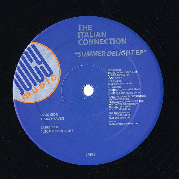 The Italian Connection : Summer Delight EP (12", EP)