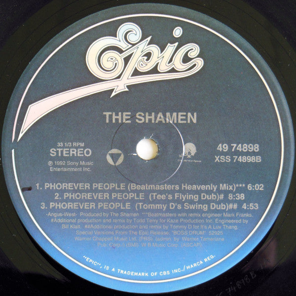 The Shamen : Boss Drum / Phorever People (12")