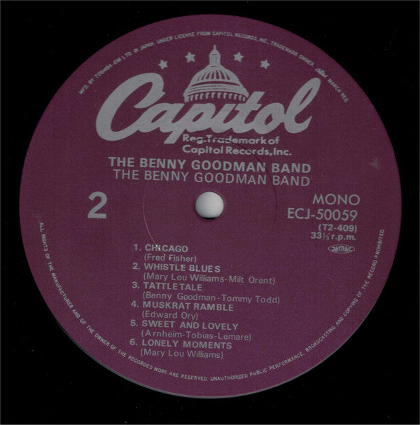 The Benny Goodman Band : The Benny Goodman Band (LP, Album, Mono, RE)