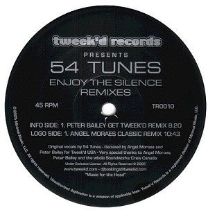 54 Tunes : Enjoy The Silence (Remixes) (12")