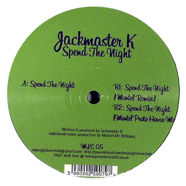 Jackmaster K : Spend The Night (12")