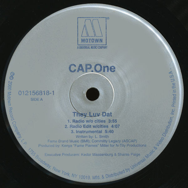 Cap.One : They Luv Dat (12")