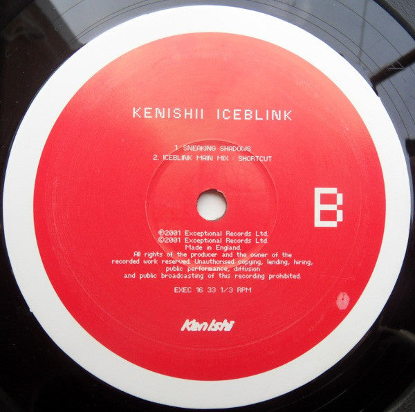 Ken Ishii : Iceblink (12")