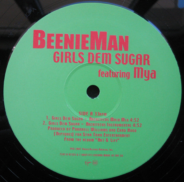 Beenie Man : Girls Dem Sugar (12")