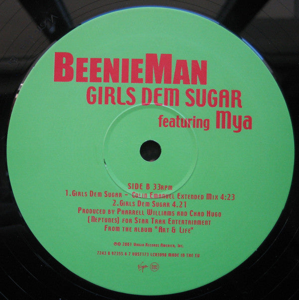 Beenie Man : Girls Dem Sugar (12")