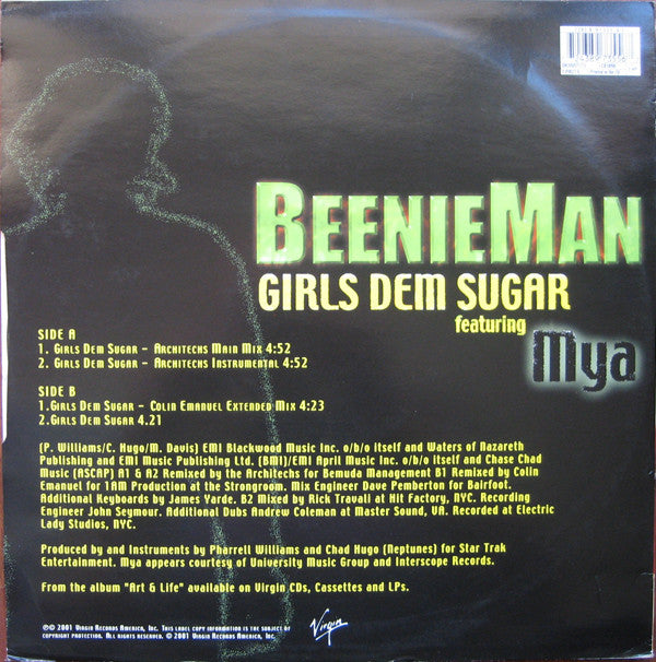 Beenie Man : Girls Dem Sugar (12")