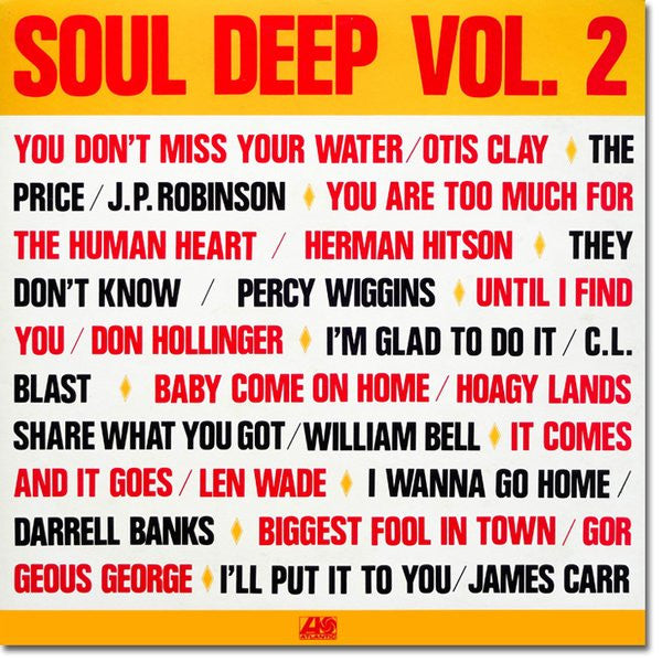 Various : Soul Deep Vol. 2 (LP, Comp)