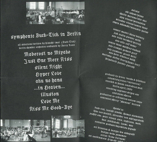 Buck-Tick : Symphonic Buck-Tick In Berlin (CD)