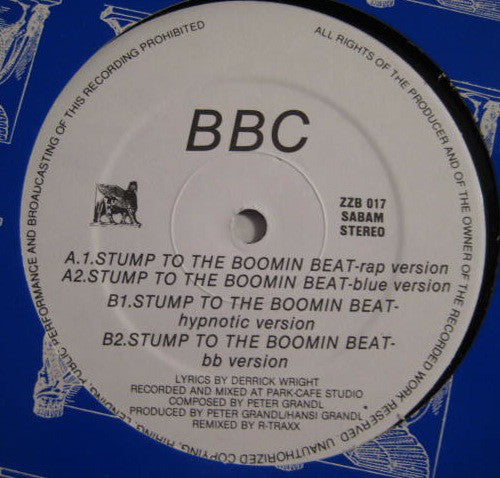 B.B.C. : Stump To The Boomin Beat (12")