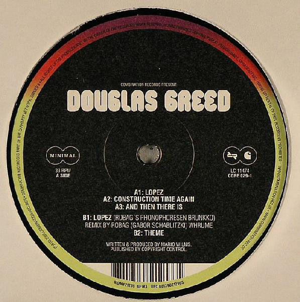 Douglas Greed : Lopez (12")