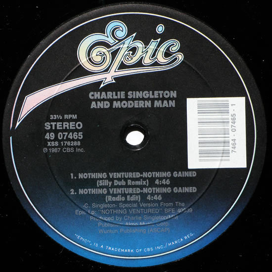 Charlie Singleton And Modern Man (2) : Nothing Ventured-Nothing Gained (12")