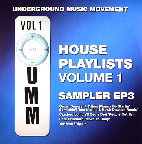 Various : House Playlists Volume 1 Sampler EP3 (12", EP, Smplr)