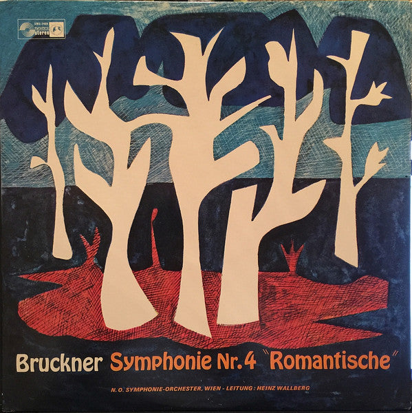 Anton Bruckner — Tonkünstler Orchestra, Heinz Wallberg : Symphonie N°4 "Romantische" (LP)