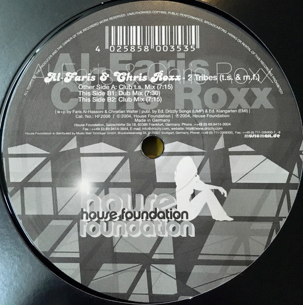 Al-Faris & Chris Roxx : 2 Tribes (T.S. & M.F.) (12")