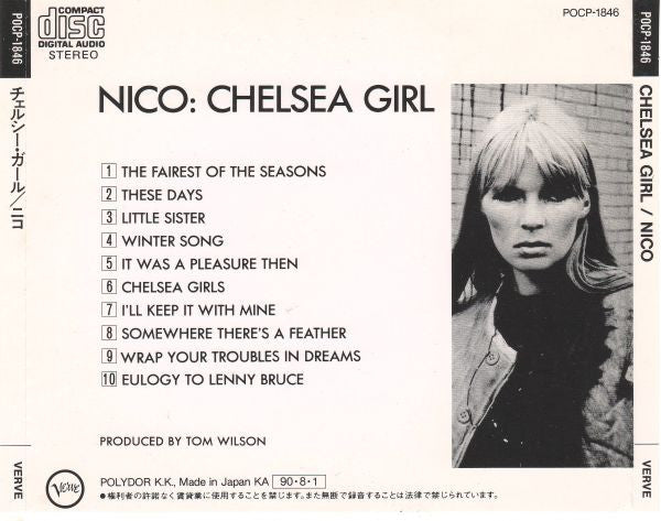 Nico (3) : Chelsea Girl (CD, Album, RE)