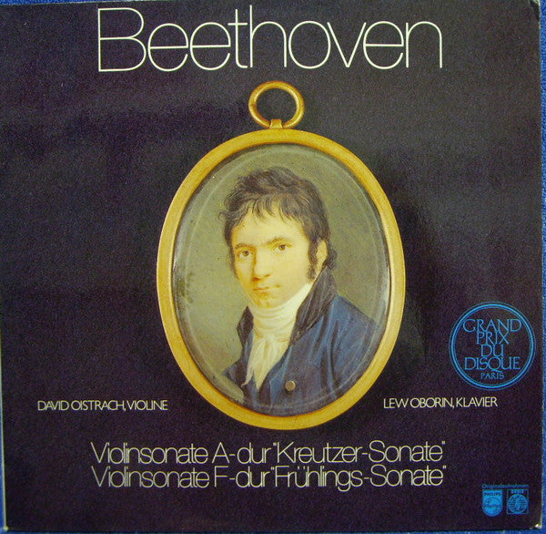 Ludwig van Beethoven, David Oistrach, Lev Oborin : Violinsonate A-dur "Kreutzer-Sonate" / Violinsonate F-dur "Frühlings-Sonate" (LP, RE)