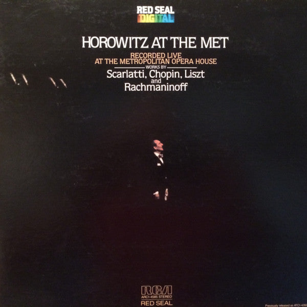 Vladimir Horowitz - Domenico Scarlatti, Frédéric Chopin, Franz Liszt, Sergei Vasilyevich Rachmaninoff : Horowitz At The Met (LP, Album)