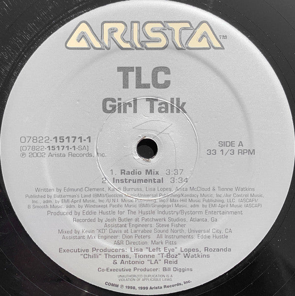 TLC : Girl Talk (12")