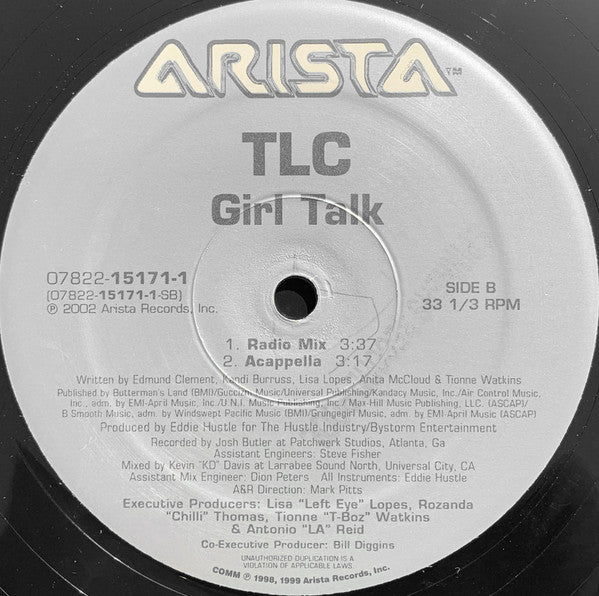 TLC : Girl Talk (12")