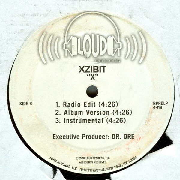 Xzibit : X (12", Promo)