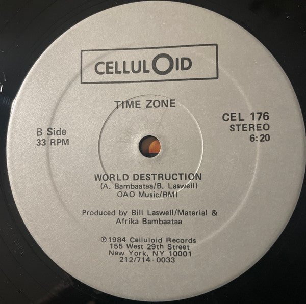 Time Zone : World Destruction (12", Hub)