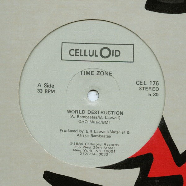 Time Zone : World Destruction (12", Hub)