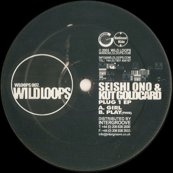 Seishi Ono & Kut Goldcard : Plug 1 EP (12", EP)