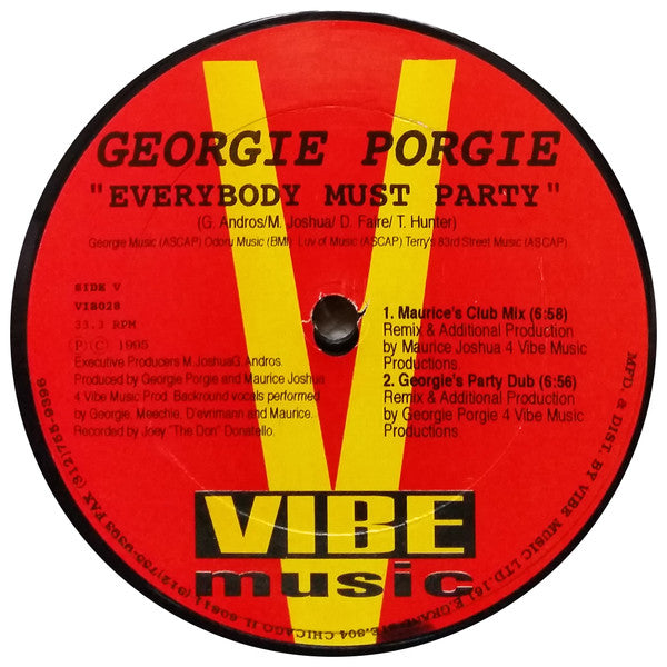 Georgie Porgie : Everybody Must Party (2x12")