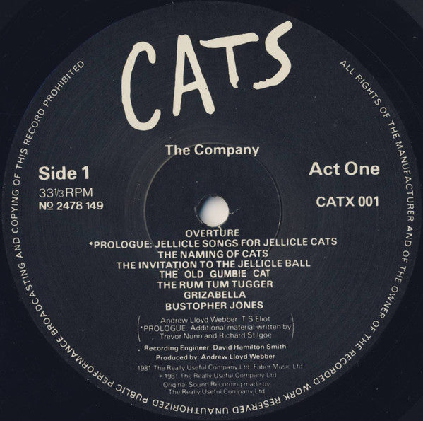 Andrew Lloyd Webber : Cats (2xLP)