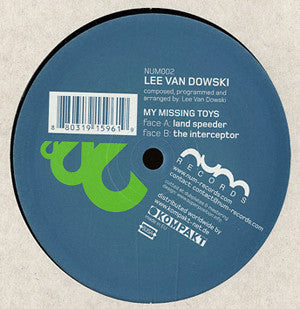 Lee Van Dowski : My Missing Toys (12")