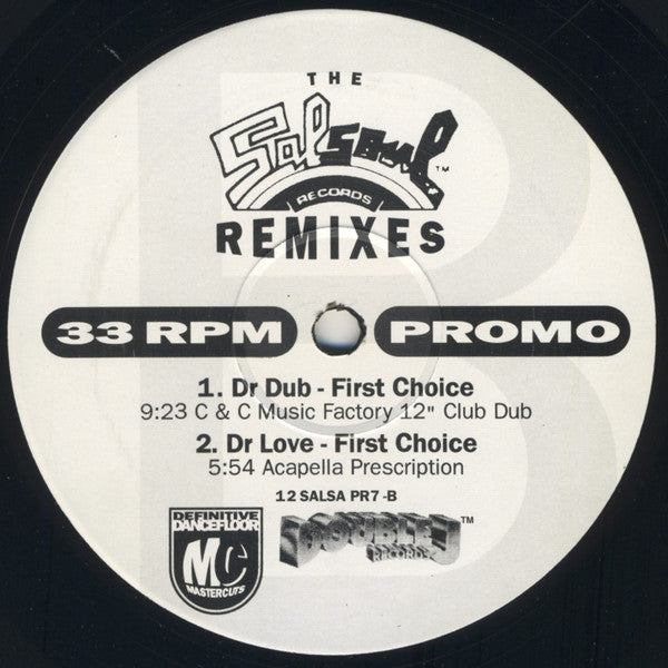 First Choice : Dr. Love (The C & C Mixes) (2x12", Promo)