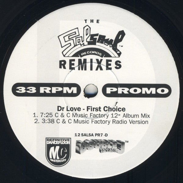 First Choice : Dr. Love (The C & C Mixes) (2x12", Promo)