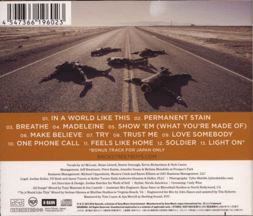 Backstreet Boys : In A World Like This (CD, Album)