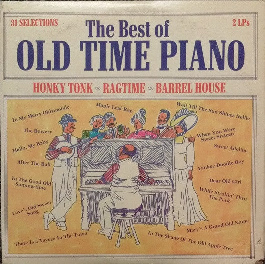 "Rags" Rafferty : The Best Of Old Time Piano (2xLP, Album)