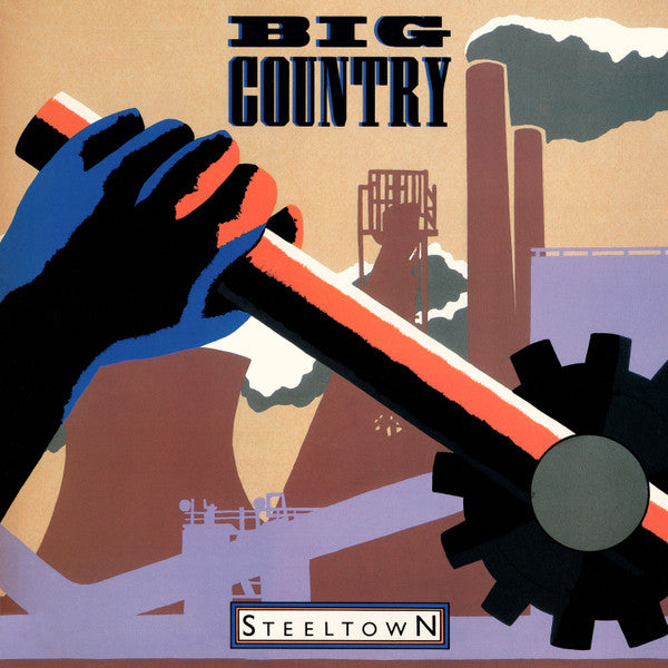 Big Country : Steeltown (LP, Album, Bro)