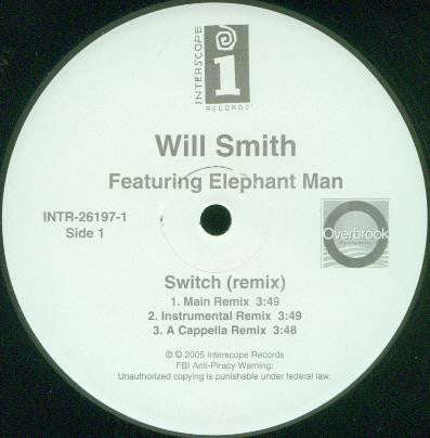 Will Smith : Switch (Reggae Remix) (12", Promo)