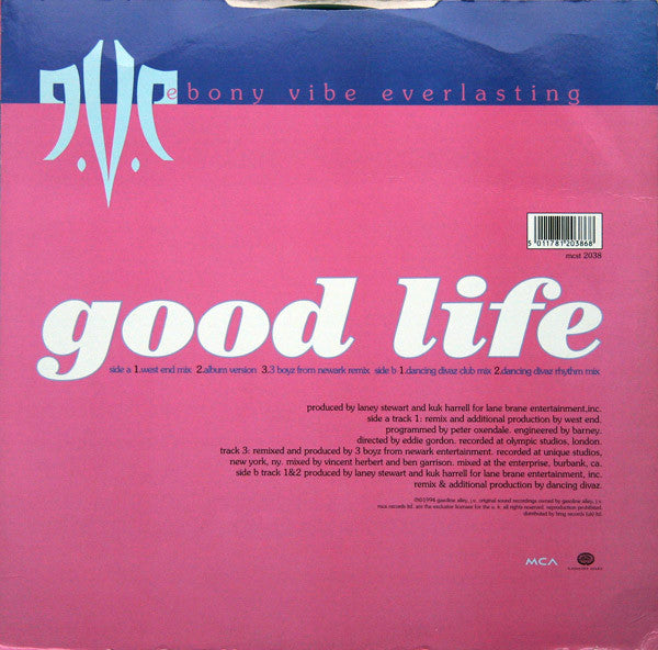 Ebony Vibe Everlasting : Good Life (12")