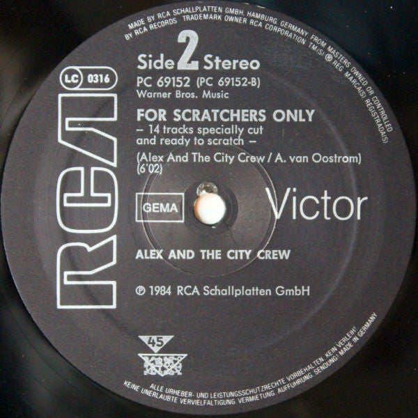 Alex And The City Crew : Say What, Say Who (12", Maxi)