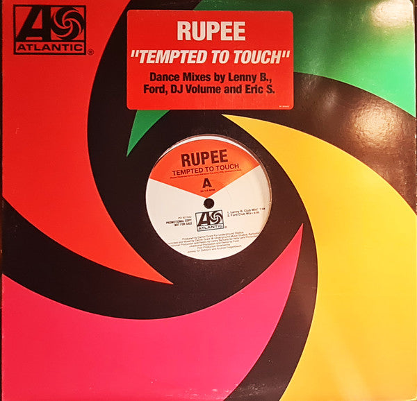 Rupee : Tempted To Touch (Dance Mixes) (12", Promo)