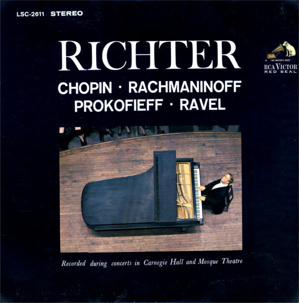 Sviatoslav Richter - Frédéric Chopin, Maurice Ravel, Sergei Vasilyevich Rachmaninoff, Sergei Prokofiev : Richter Recital (LP, Album)