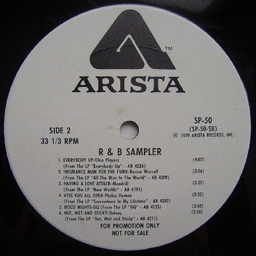 Various : The Arista Power Sampler (LP, Promo, Smplr)