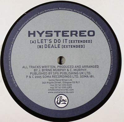 Hystereo : Let's Do It (12")