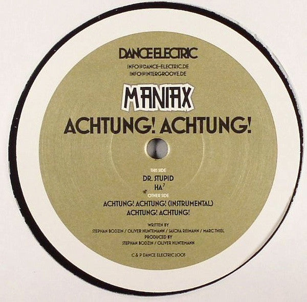 Maniax : Achtung! Achtung! (12")