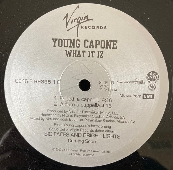 Young Capone : What It Iz (12")