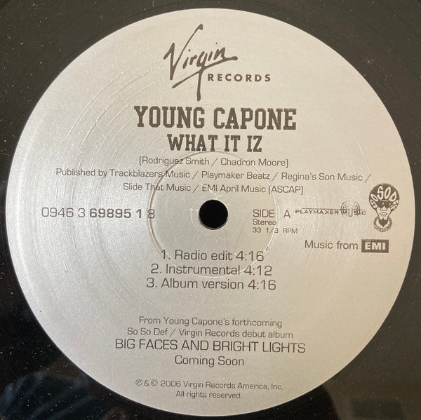 Young Capone : What It Iz (12")