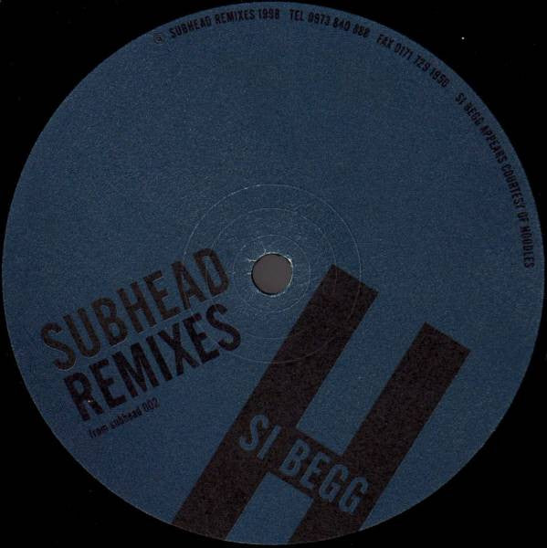 Subhead : Subhead Remixes (12")