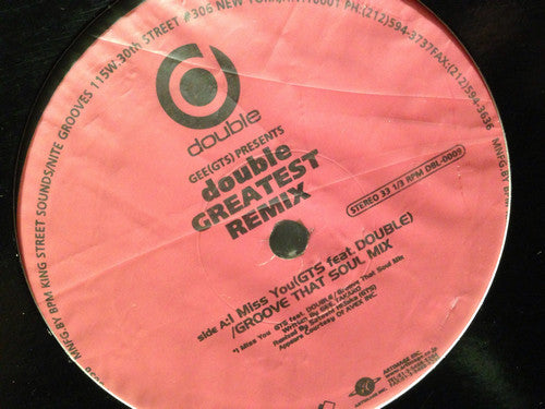 Gee (7) Presents Double (2) : Greatest Remix (12", Comp)