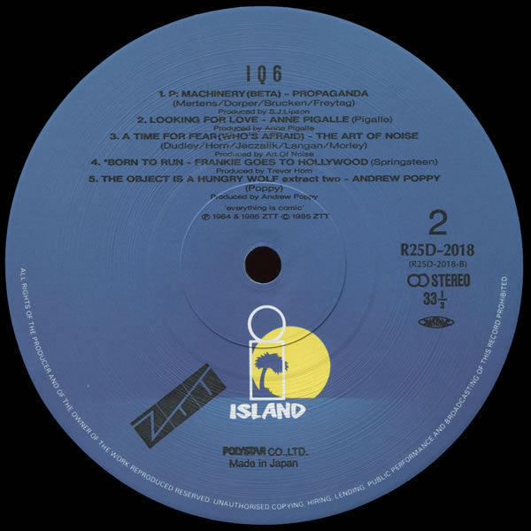 Various : I Q 6 Zang Tumb Tuum Sampled (LP, Comp)