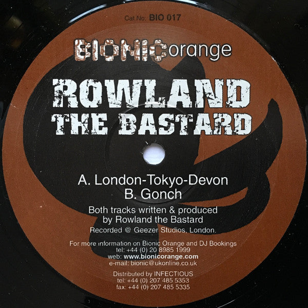 Rowland The Bastard : London-Tokyo-Devon (12")