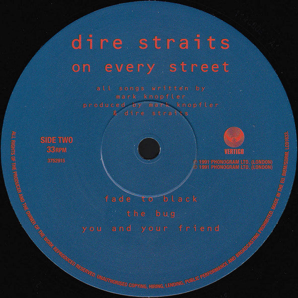 Dire Straits : On Every Street (2xLP, Album, RE, RM, 180)